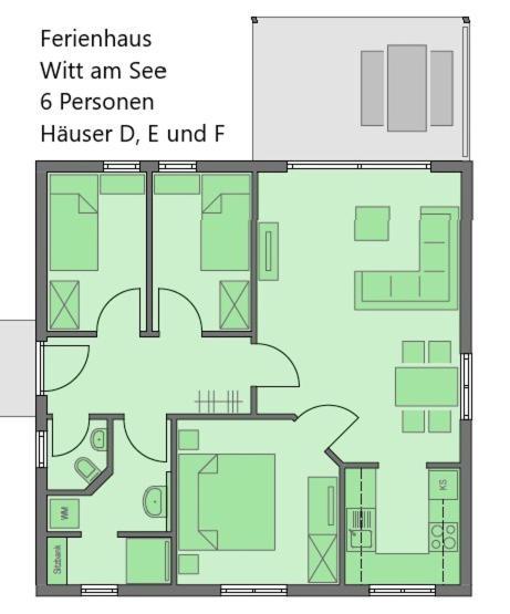 Witt am See 6 Klein Wittensee Exterior foto